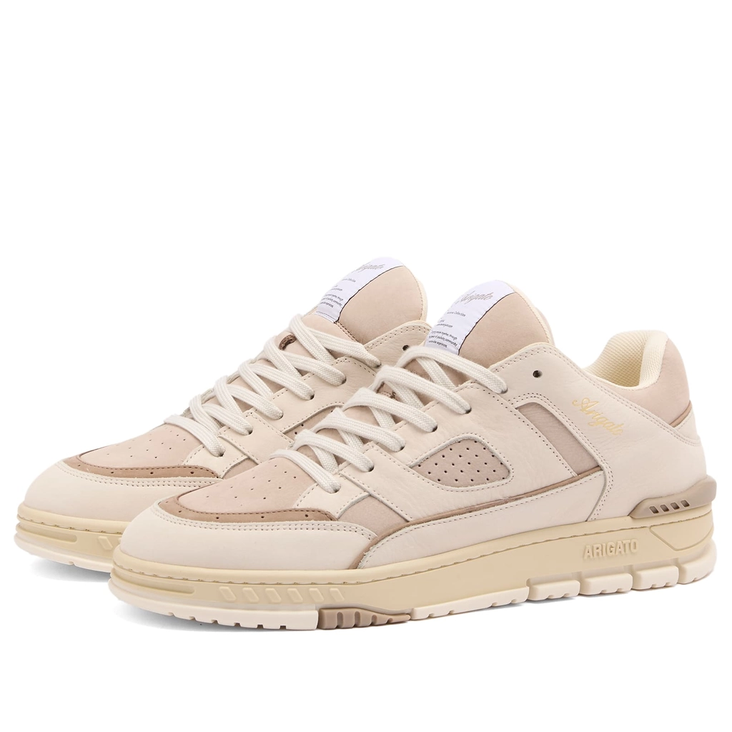 Axel Arigato Men's Area Lo Sneaker Taupe/Off White